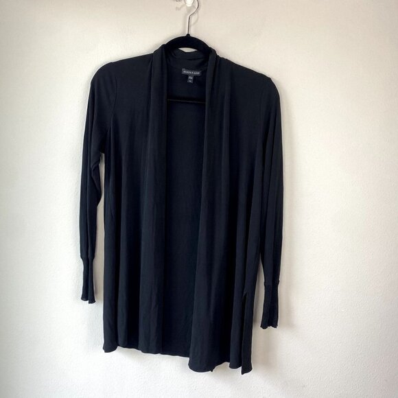 Eileen Fisher Silk Cardigan Black S - Picture 1 of 8